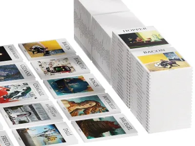 049 Decorative books set 08 Basic Art Series PART 03 3D model