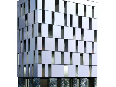 Apartment building 3D model