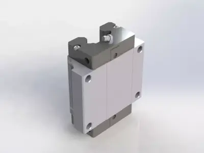 Carro Guia Linear OBR A 45E Linear Guide Car 3D model