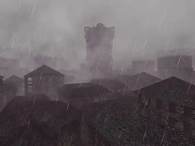 Medieval Castle 3D model