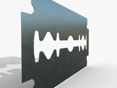 Simple blade Free low-poly 3D model