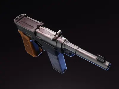 Mauser 06 08 Low-poly 3D model