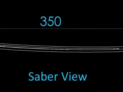 Special military School of St Cyr cavalry Saber 3D print model