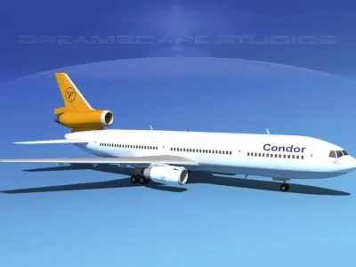 Douglas DC-10 Condor 3D model