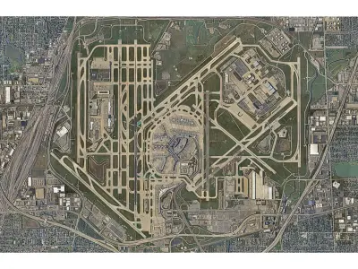 OHare International Airport 3D model