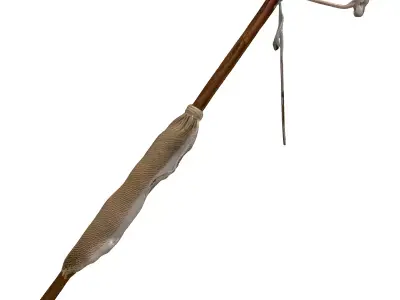 Primitive Fishing Hunting Spear 3D model