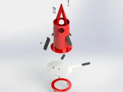 WG 0004 - FledBag big bag Dispenser Low-poly 3D model