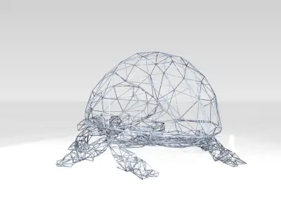 Ladybird Wireframe 3D model