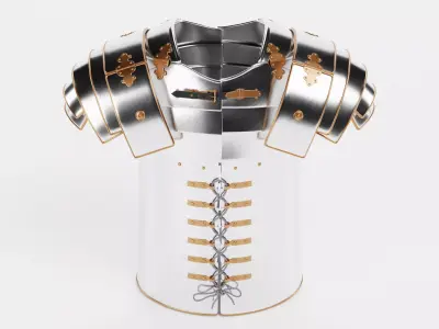 Lorica Segmentata - Roman Armor Equipment 3D model