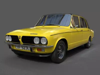 Triumph Dolomite Sprint PBR Textured Free low-poly 3D model