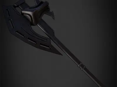 Overlord Albedo Axe for Cosplay 3D print model