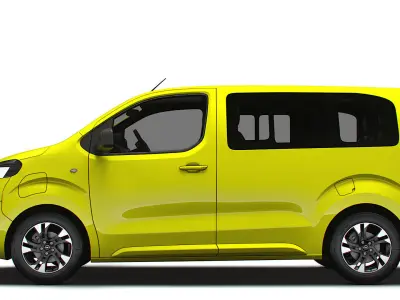 Opel Zafira Life Electric Small 2024 3D model