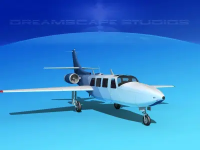 Piper Aerostar FJ-100 Fanjet V03 3D model