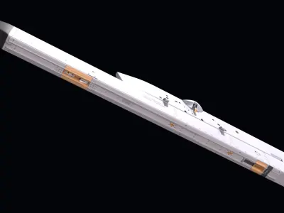 Pylone for MICA 2-nd Station 3D model