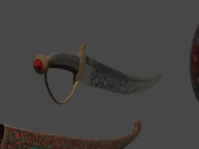Ottoman War Materials Free 3D model