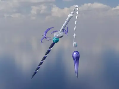 Swordsoul of Mo Ye Sword Low-poly 3D model