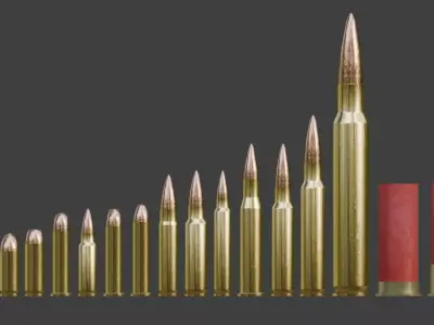 Ammunition Pack Low-poly 3D model  Low-poly 3D model