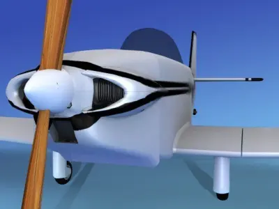 Ken Rand KR-1 Bare Metal 3D model