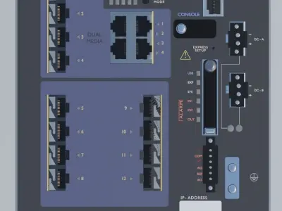 IE 4000 Switch 3D Model 3D model