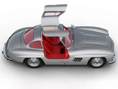 Mercedes-Benz 300SL 3D model purchase