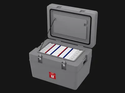 Vaccine Cold Box 3D model