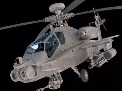 AH-064 Apache longbow 3D model