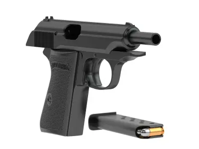 Walther PP PEG Model 48 3D model