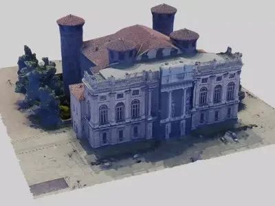 Madama Palace Turin 3D model