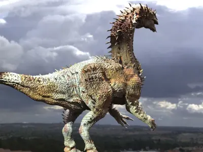 Ancient Jurassic Fantasy Dinosaur 3D model