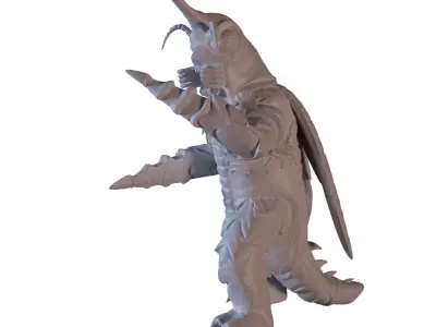 Megalon Godzilla 1973 For 3dPrint 3D print model