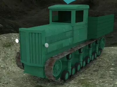 Tractor Comintern 3D model