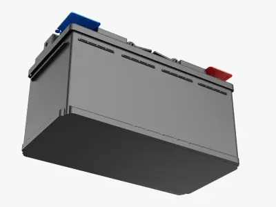 Car battery 03 3D model