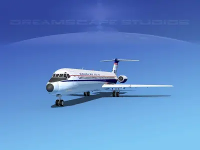 Douglas DC-9-50 Douglas 3D model