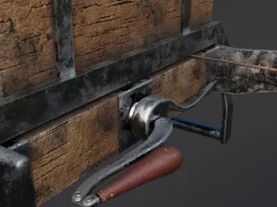 Berserker Crossbow 3D Model Low-poly 3D model