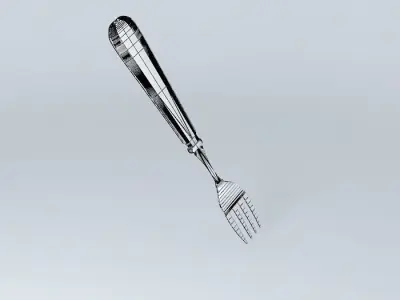 TITANIC1st Class Dessert Fork Replica Free 3D model