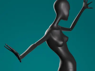 Mannequin 607 coll60 3D model