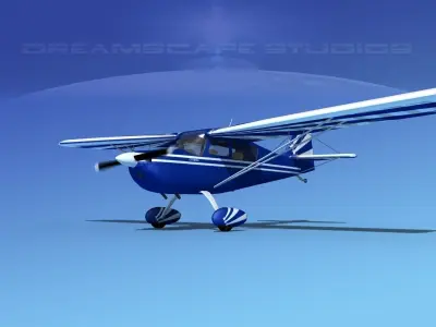 Bellanca Citabria 7KC V05 3D model
