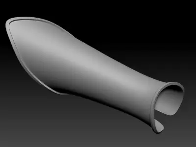 High-poly model Bracer pipe 3D model