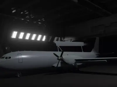 Airborne Early Warning and Control 3D model