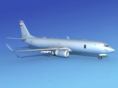 Boeing P-8 Poseidon Polish Air Force 3D model