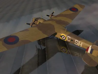Bristol Bombay Mk-1 3D model