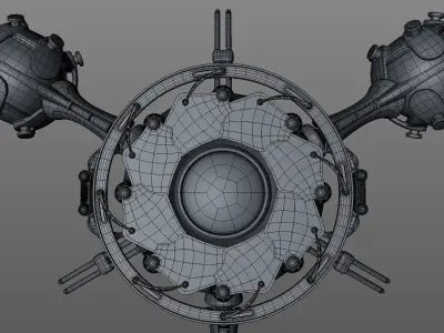 Shutter Drone 3D model