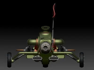 fan-art son goku jet buggy Dragon Ball Model kit 3D print model