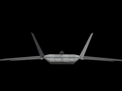 Jet aircraft 3d model 3D model