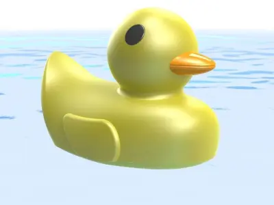 Rubber Ducky Free 3D model