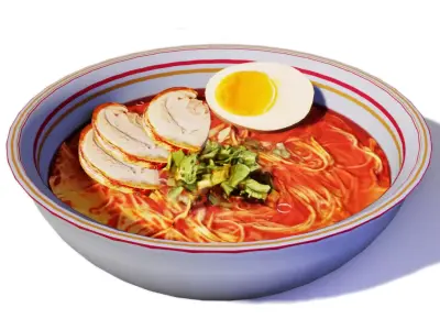 Ramen Low-poly 3D model