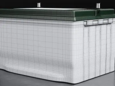 Car Battery Type B 3D model