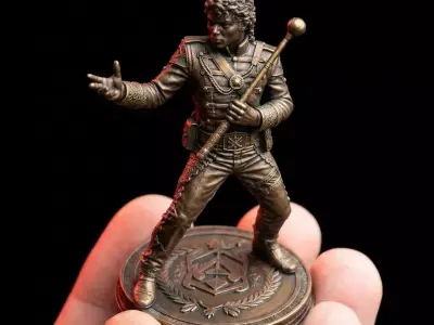 The King of Pop - Royal Military Edition STL 3D print model