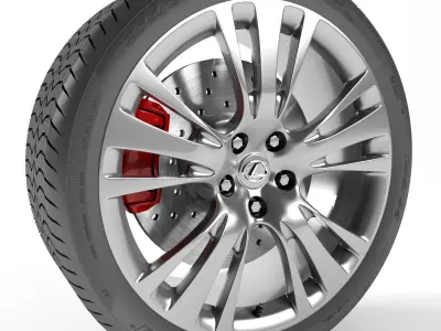 Lexus RX 450h Wheel 3D model