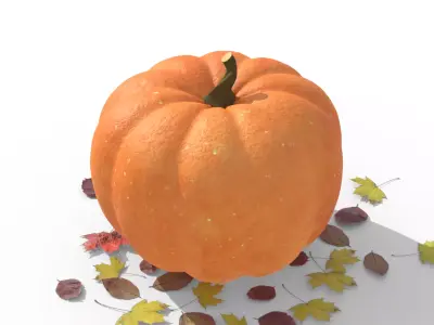 Halloween Pumpkin 2025 - Wolf Free 3D model